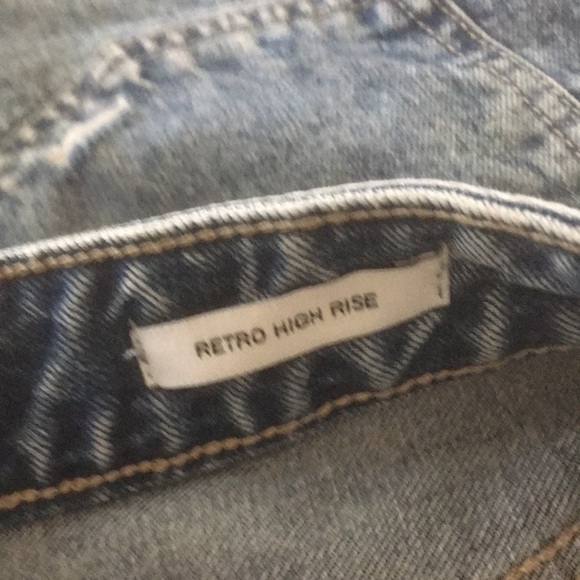 Forever 21 Jean Shorts Retro High Rise Blue 28 - Picture 11 of 13